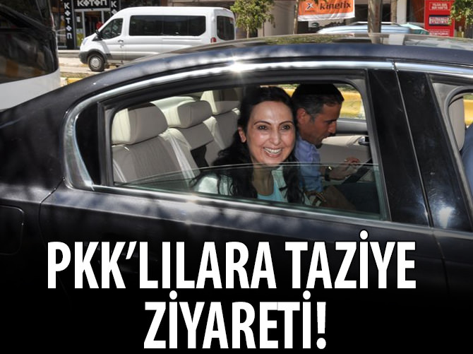 Yüksekdağ'dan öldürülen teröristlerin ailelerine ziyaret!
