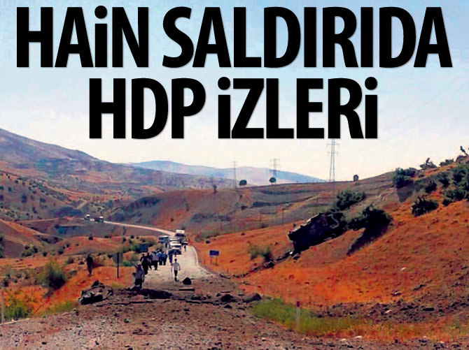 Hain saldırıda HDP izleri!