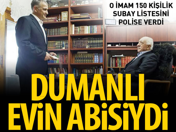 O imam 150 kişilik subay listesini polise verdi