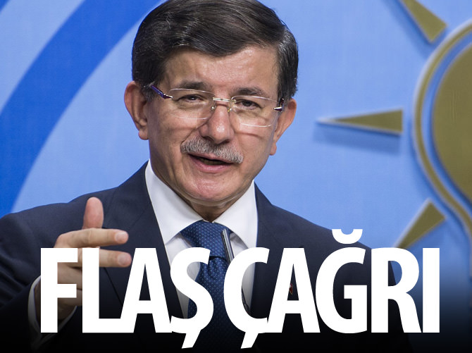 Başbakan'dan flaş çağrı