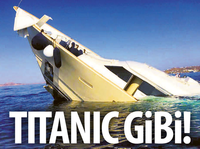 Titanik gibi gibi battı
