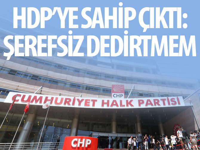 CHP'li vekilden HDP'ye tam destek!