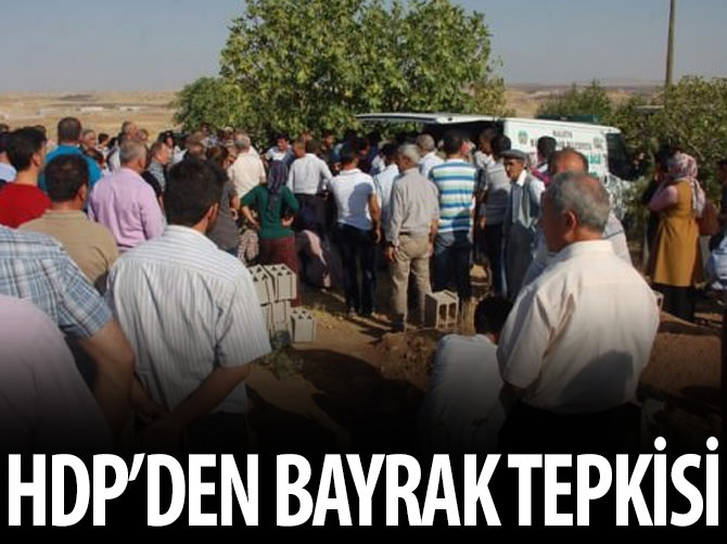 HDP'ye bayrak tepkisi!