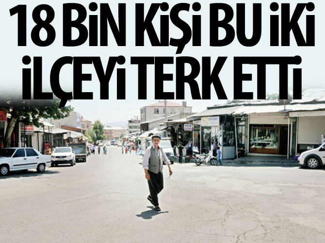 18 bin kişi Şemdinli ve Lice'yi terk etti
