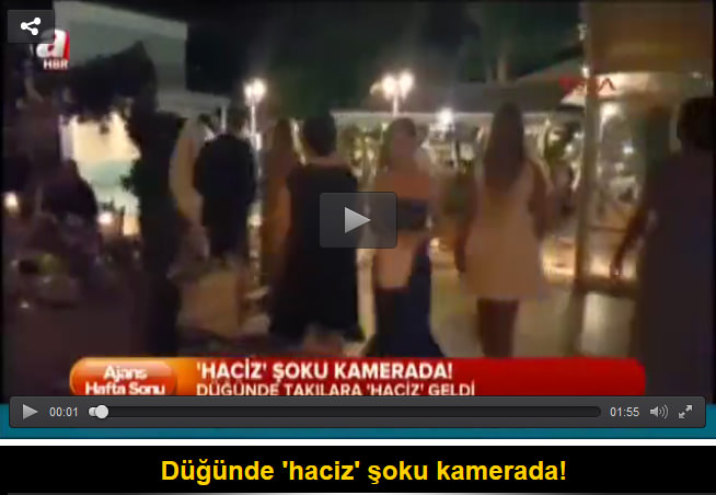 Düğünde gelinle damada haciz şoku