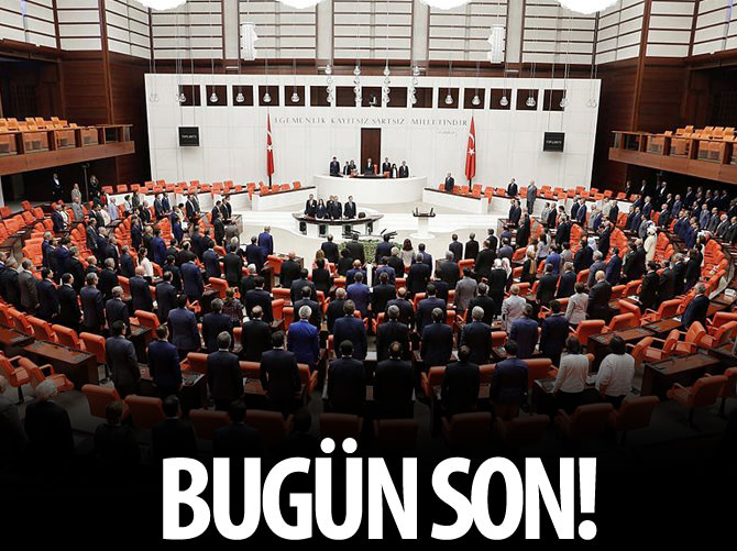 Bugün son