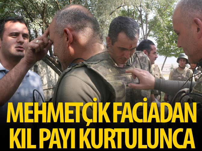 Faciadan dönen karakolda kurban kesildi
