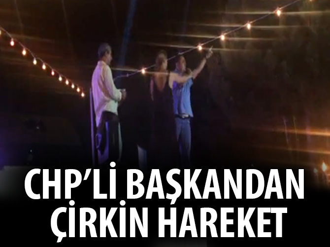 CHP'li başkandan çirkin hareket!
