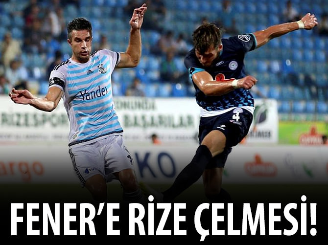 Fenerbahçe'ye Rize çelmesi!