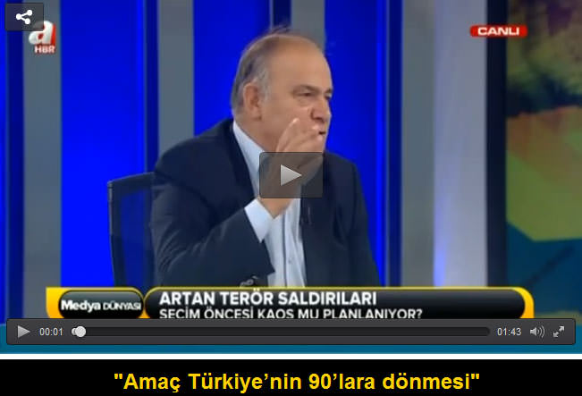 Avni Özgürel: Amaç Türkiye’nin 90’lara dönmesi