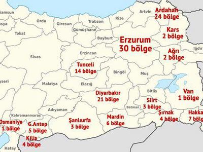 PKK'ya karşı doğu ve güneydoğuda 127 güvenlik bölgesi