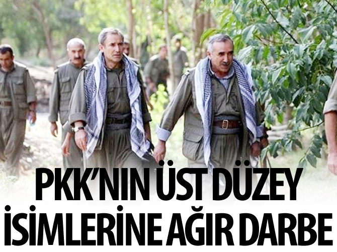 PKK'nın üst düzey isimlerine ağır darbe