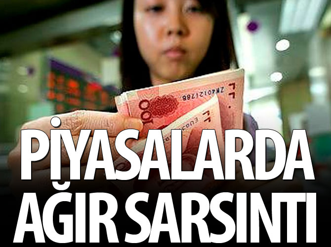 Çin borsası, 8 yılın en büyük günlük düşüşünü yaşadı