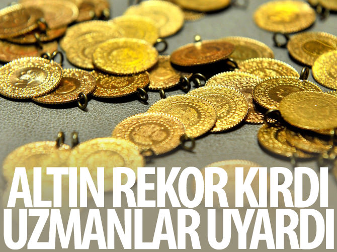 Altın tarihi zirvesinde