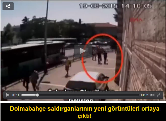 Dolmabahçe saldırganlarının yeni görüntüleri ortaya çıktı!