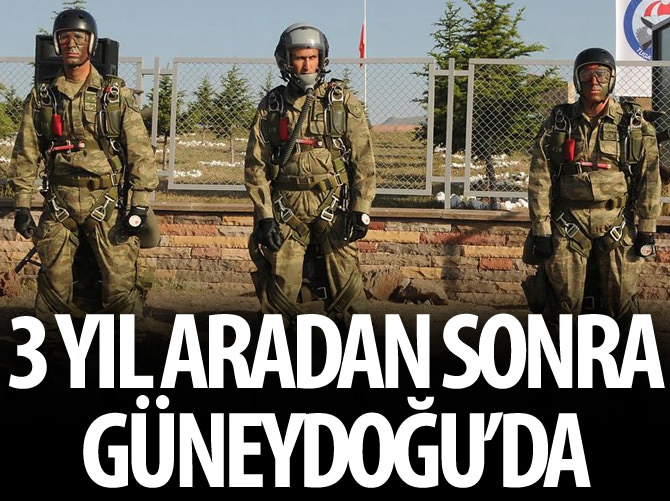 2 altın madalyalı Kayseri komandosu Güneydoğu’da