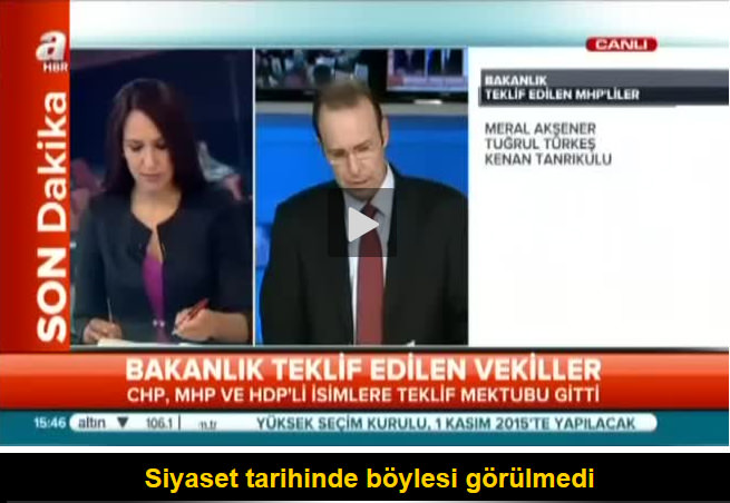 Siyaset tarihinde böylesi görülmedi