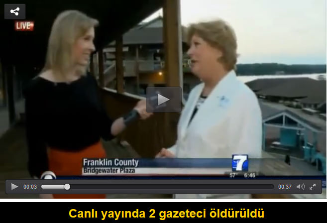 2 gazeteci canlı yayında öldürüldü