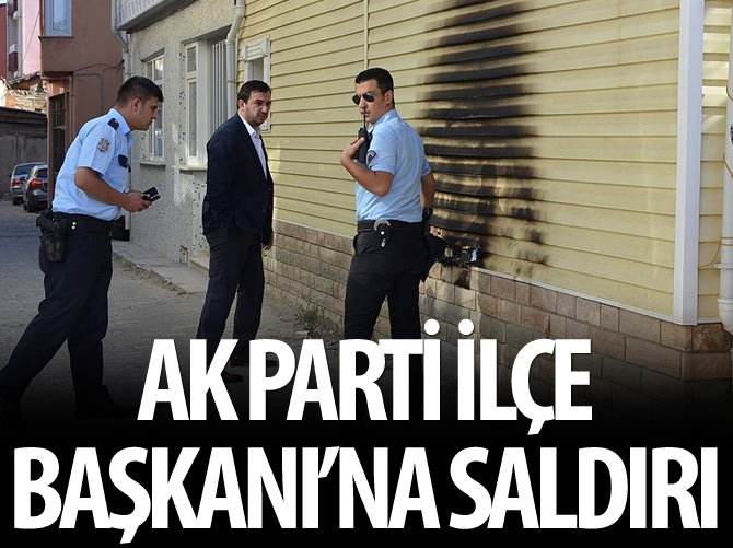 Malkara AK Parti İlçe Başkanı'na saldırı