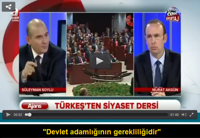 Süleyman Soylu: Devlet adamlığının gerekliliğidir