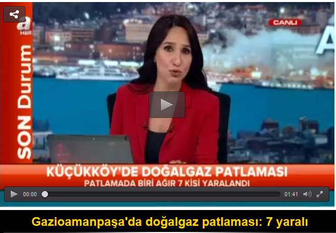 Gaziosmanpaşa'da patlama
