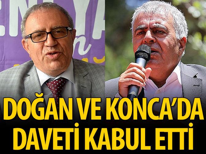 Doğan ve Konca da Davutoğlu'nun davetini kabul etti
