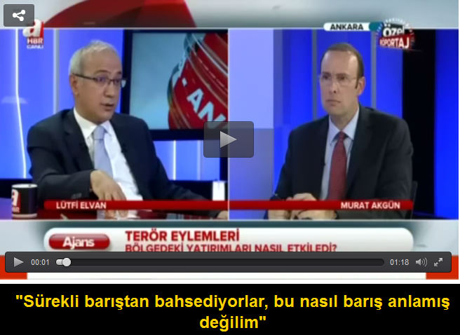 Lütfi Elvan: Sürekli barıştan bahsediyorlar, bu nasıl barış anlamış değilim