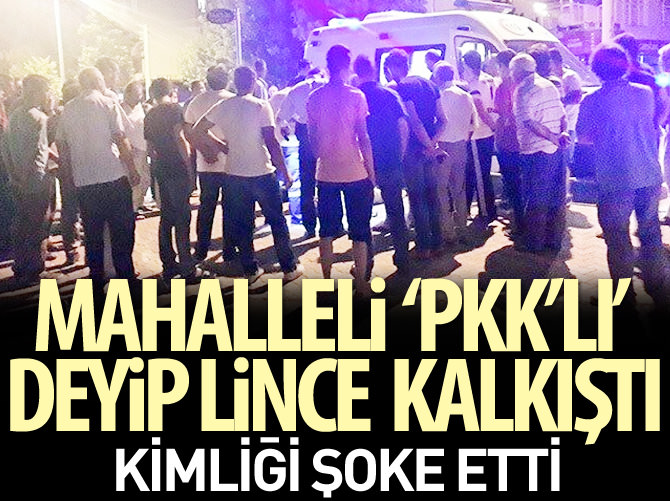 Üsteğmen'i "PKK'lı" zannedip linç etmeye kalktılar