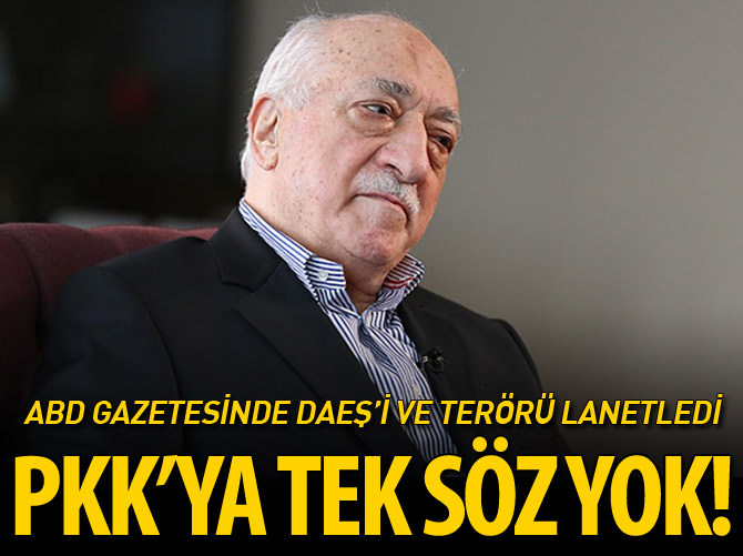 Fethullah Gülen PKK'yı eleştiremedi