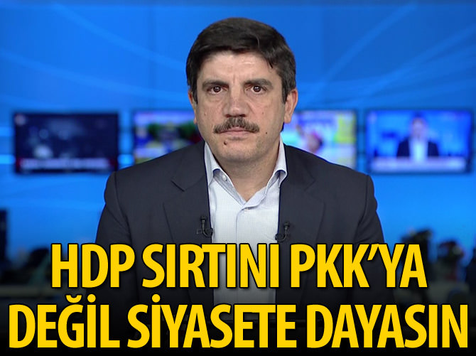 "HDP sırtını PKK'ya değil siyasete dayasın"