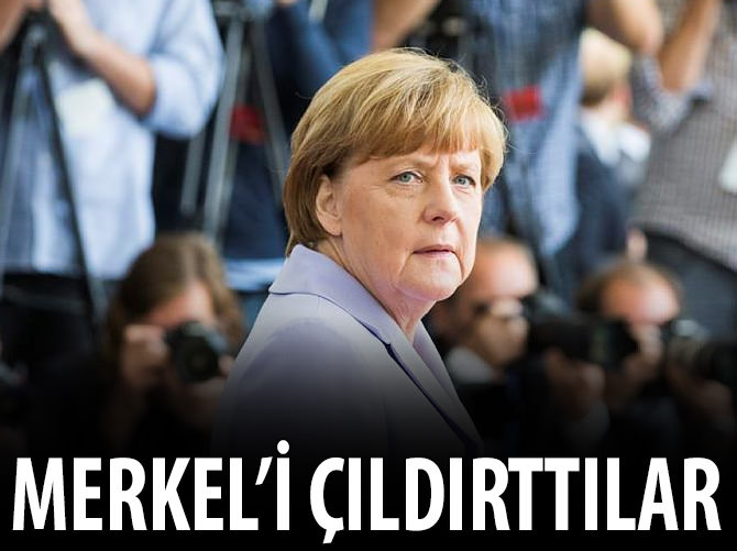 'Hain Merkel' çılgına çevirdi