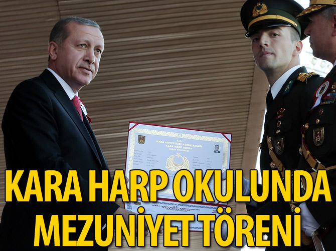 Kara Harp Okulunda mezuniyet töreni