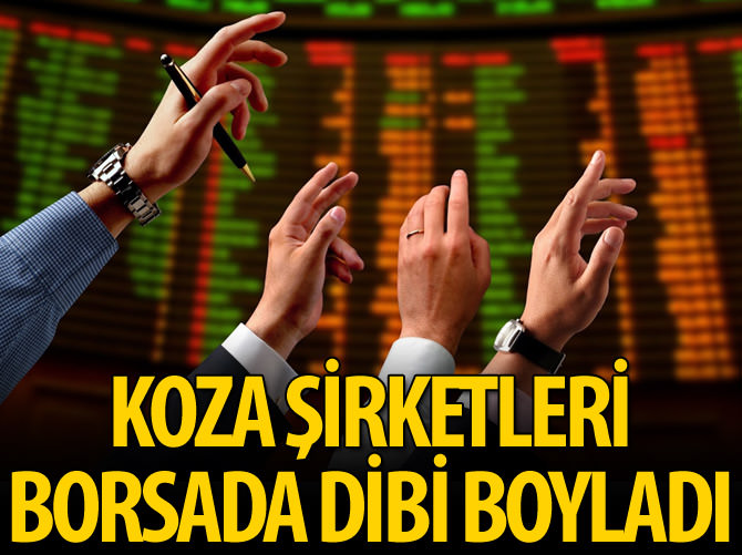 Koza şirketleri borsada dibi boyladı