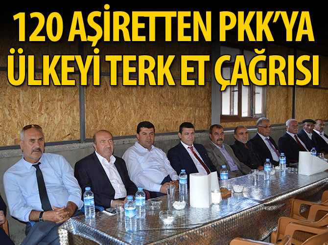 Kanaat önderlerinden PKK'ya 'ülkeyi terk et' çağrısı