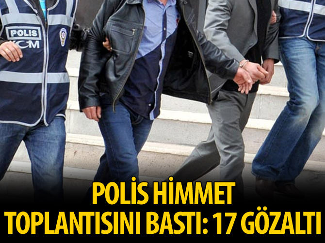 Mali polis himmet toplantısını bastı: 17 gözaltı
