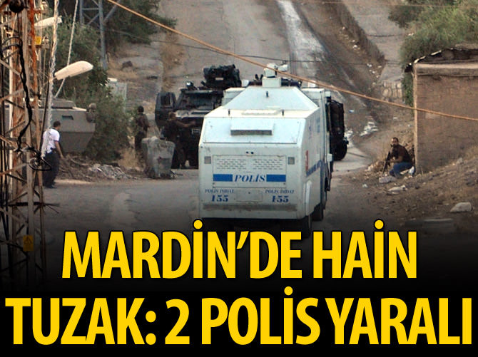 Mardin'de polis aracının geçişi sırasında patlama