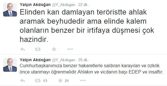 Özkök önce utanmayı öğrenmeli