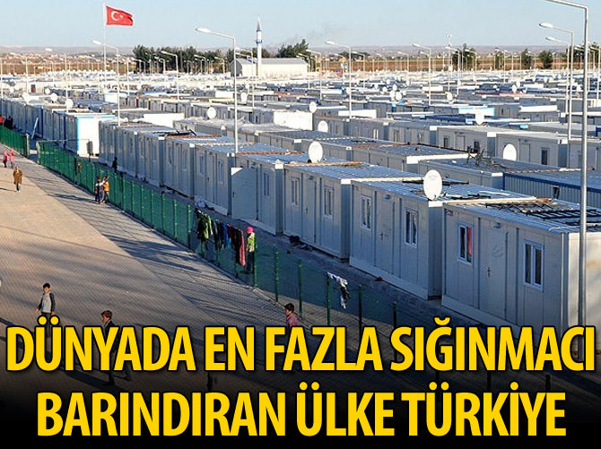 Dünyanın en fazla sığınmacı barındıran ülkesi: Türkiye