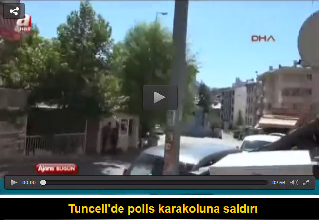 Tunceli’de karakola saldırı!