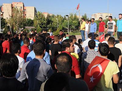 Mardin'de PKK'ya tepki yürüyüşü