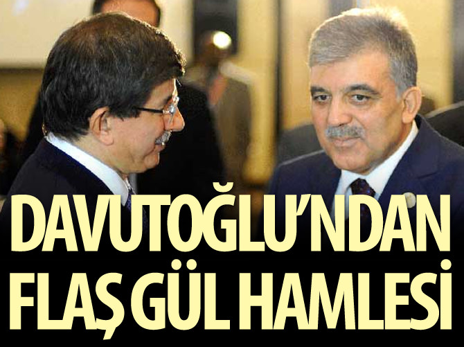 Davutoğlu'ndan Gül'e sürpriz telefon