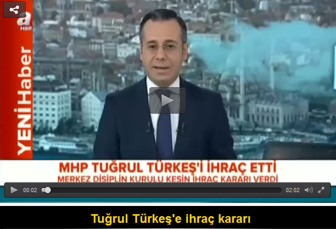 Tuğrul Türkeş MHP’den ihraç edildi