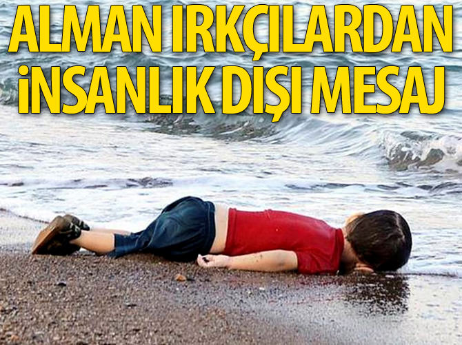 Alman ırkçılardan alçak sözler