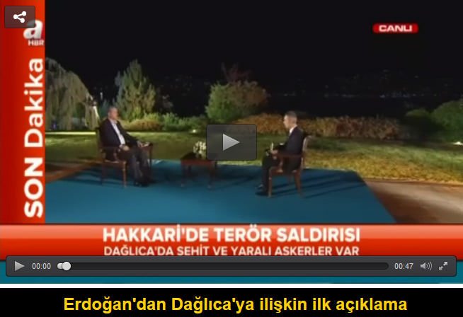 Zırhlı araca mayınlı saldırı yapıldı