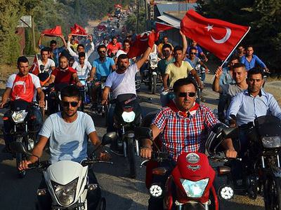 Hatay'da teröre tepki konvoyu