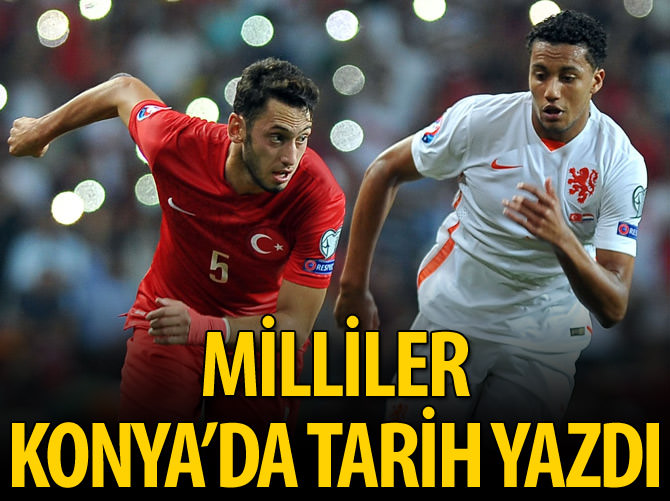 Milliler Konya'da tarih yazdı