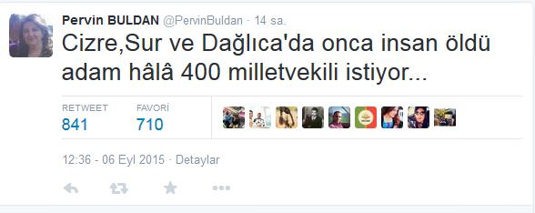 HDP'li Buldan öyle bir tweet yazdı ki.. - 1