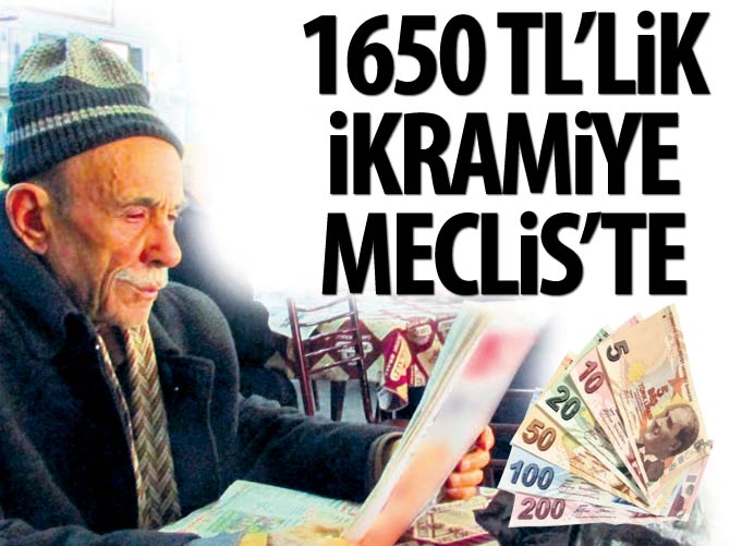 Emekliye çifte müjde Meclis'te