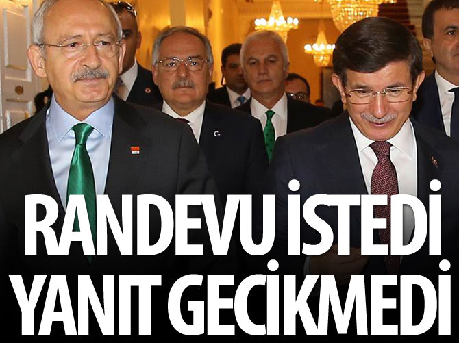 Kılıçdaroğlu, Davutoğlu’ndan randevu istedi yanıt gecikmedi