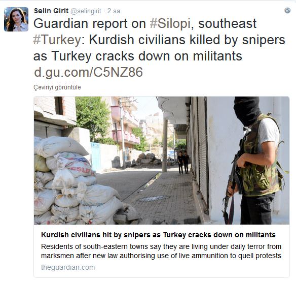 Alçak İngiliz ile yerli uşağı Selin Girit’ten TSK’ya iftira